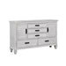 Franco 5-drawer Dresser Antique White - Orbit Furniture (Richmond,BC)