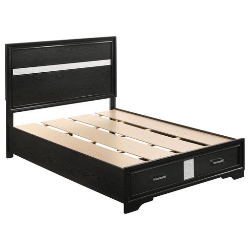 Miranda Full & Twin Storage Bed Black - Orbit Furniture (Richmond,BC)