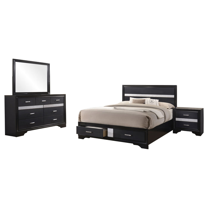 Miranda Bedroom Set with Storage - Orbit Furniture (Richmond,BC)