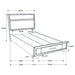 Miranda Bedroom Sets Black - Orbit Furniture (Richmond,BC)