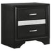 Miranda 2-drawer Nightstand Tray Black - Orbit Furniture (Richmond,BC)