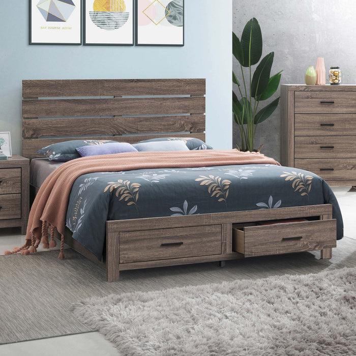 Brantford Wood Storage Panel Bed - Orbit Furniture (Richmond,BC)