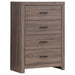 Brantford 4-drawer Chest Barrel Oak - Orbit Furniture (Richmond,BC)