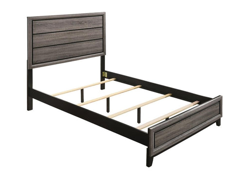 Watson Full & Twin Panel Bed Grey Oak - Orbit Furniture (Richmond,BC)