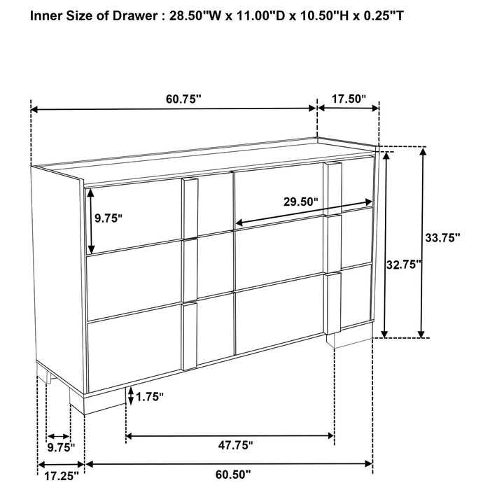 Hyland 4 & 5 Piece Bedroom Set E.King & Queen - Orbit Furniture (Richmond,BC)