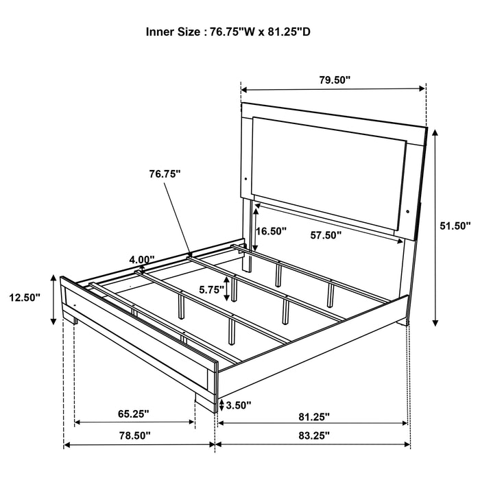 Hyland Eastern King & Queen Bed - Orbit Furniture (Richmond,BC)