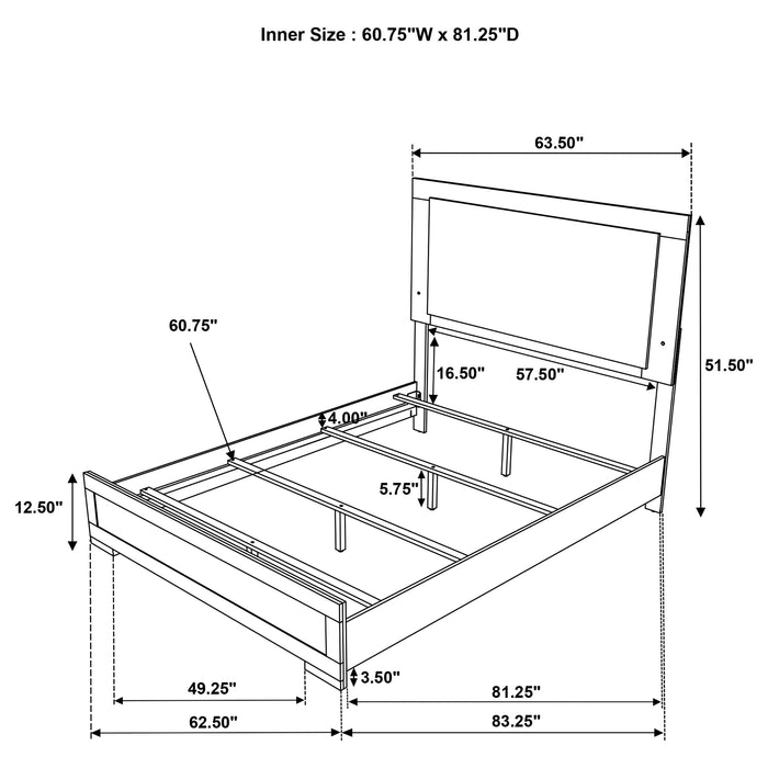 Hyland 4 & 5 Piece Bedroom Set E.King & Queen - Orbit Furniture (Richmond,BC)