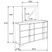 Hyland Dresser With Mirror - Orbit Furniture (Richmond,BC)