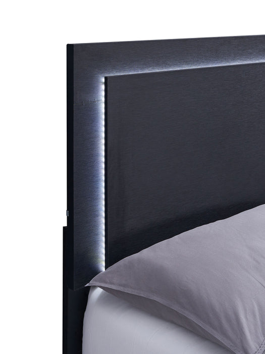Marceline Bedroom Sets White & Black 4 & 5 Piece - Orbit Furniture (Richmond,BC)