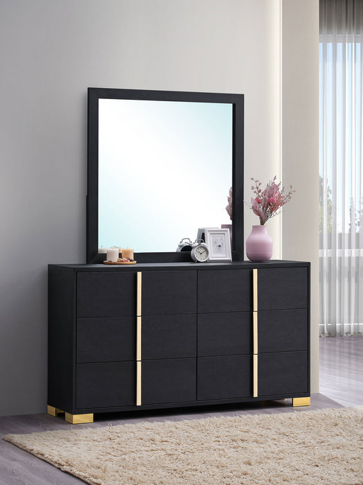 Marceline Dresser With Mirror - Orbit Furniture (Richmond,BC)
