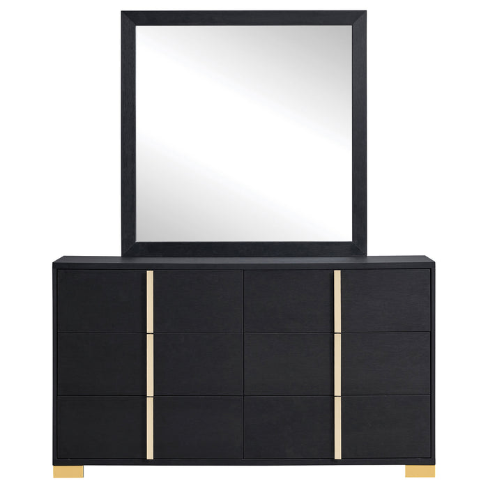 Marceline Dresser With Mirror - Orbit Furniture (Richmond,BC)