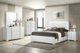 Marceline Bedroom Sets White & Black 4 & 5 Piece - Orbit Furniture (Richmond,BC)