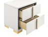 Marceline Bedroom Sets White & Black 4 & 5 Piece - Orbit Furniture (Richmond,BC)