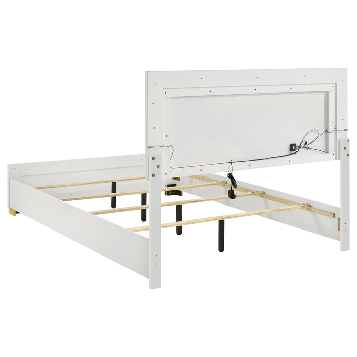 Marceline Bedroom Sets White & Black 4 & 5 Piece - Orbit Furniture (Richmond,BC)