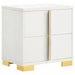 Marceline Bedroom Sets White & Black 4 & 5 Piece - Orbit Furniture (Richmond,BC)