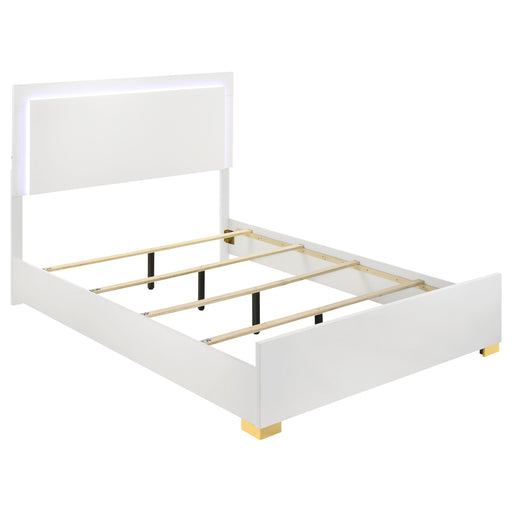 Marceline Beds White & Black Eastren King, Full, Twin, & Queen - Orbit Furniture (Richmond,BC)