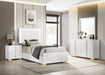 Marceline Bedroom Sets White & Black 4 & 5 Piece - Orbit Furniture (Richmond,BC)