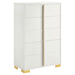 Marceline Bedroom Sets White & Black 4 & 5 Piece - Orbit Furniture (Richmond,BC)