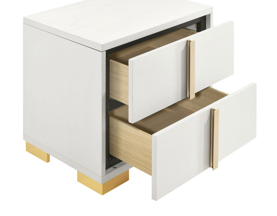 Marceline Bedroom Sets White & Black 4 & 5 Piece - Orbit Furniture (Richmond,BC)