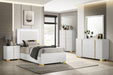 Marceline Beds White & Black Eastren King, Full, Twin, & Queen - Orbit Furniture (Richmond,BC)