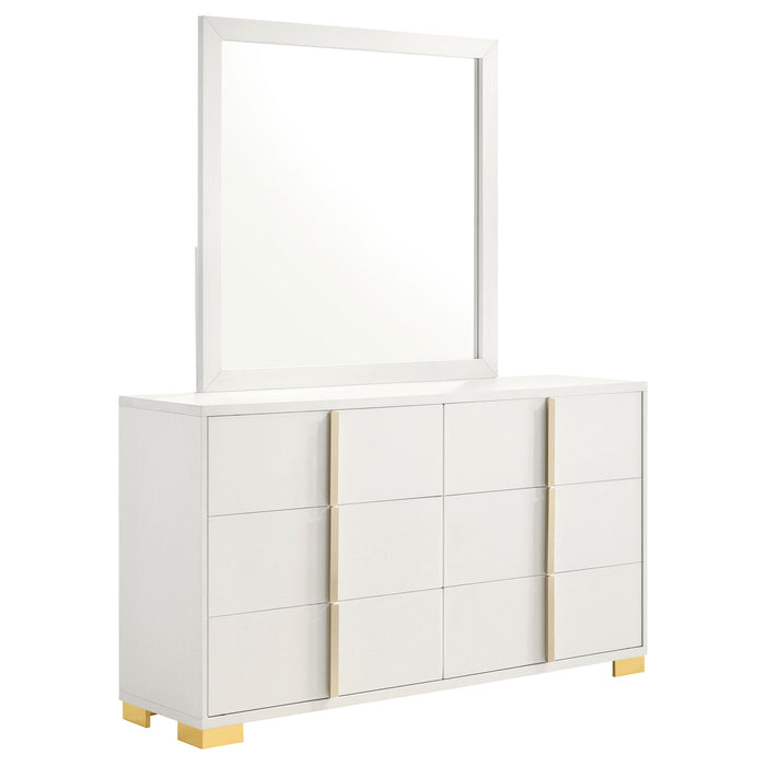 Marceline Dresser With Mirror - Orbit Furniture (Richmond,BC)