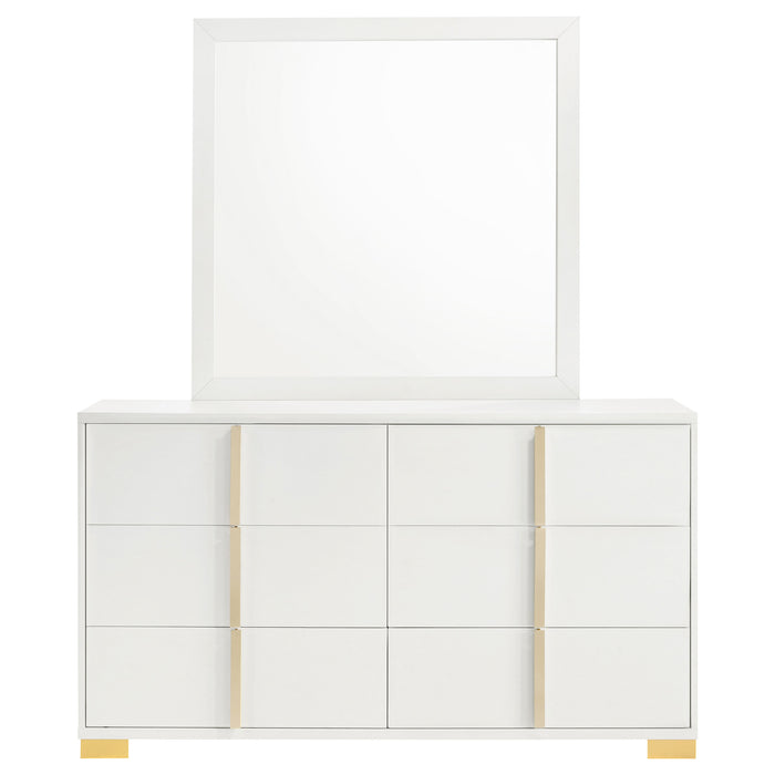 Marceline Dresser With Mirror - Orbit Furniture (Richmond,BC)