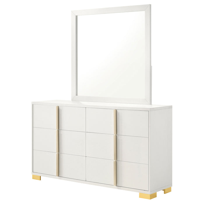 Marceline Dresser With Mirror - Orbit Furniture (Richmond,BC)