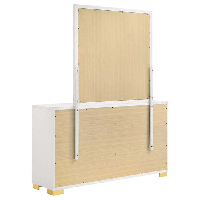 Marceline Dresser With Mirror - Orbit Furniture (Richmond,BC)
