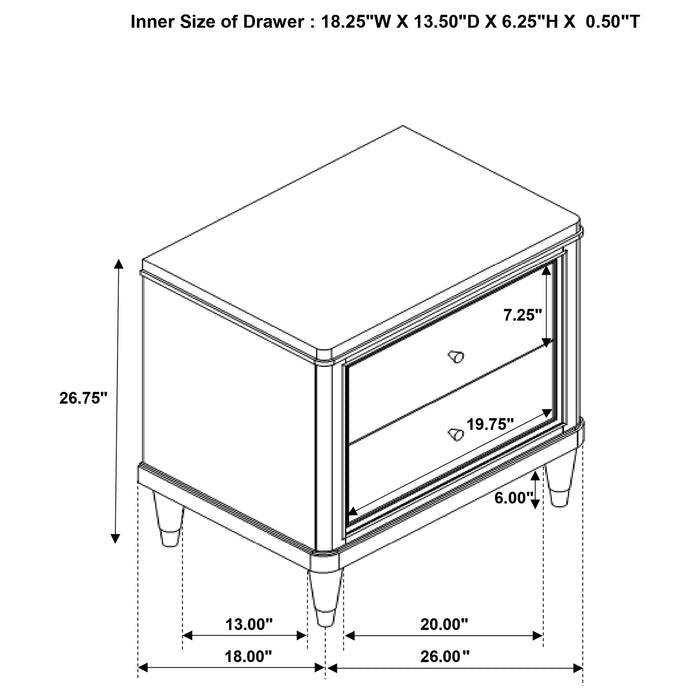 Emberlyn 4 Pc Bedroom Set - Orbit Furniture (Richmond,BC)