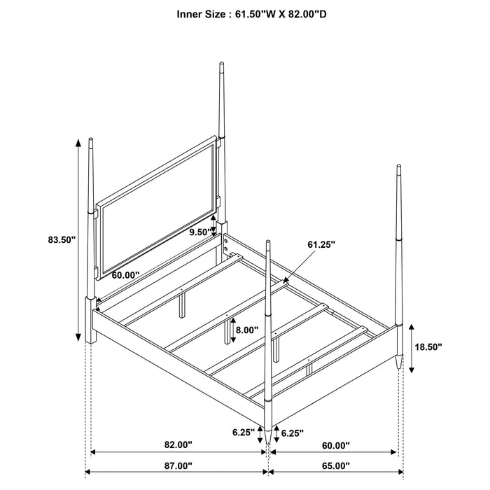 Emberlyn 4 Pc Bedroom Set - Orbit Furniture (Richmond,BC)