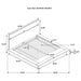 Winslow Queen & E.King Bed - Orbit Furniture (Richmond,BC)