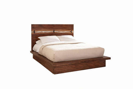 Winslow California King, E.King & Queen Bed Smokey Walnut and Coffee Bean - Orbit Furniture (Richmond,BC)