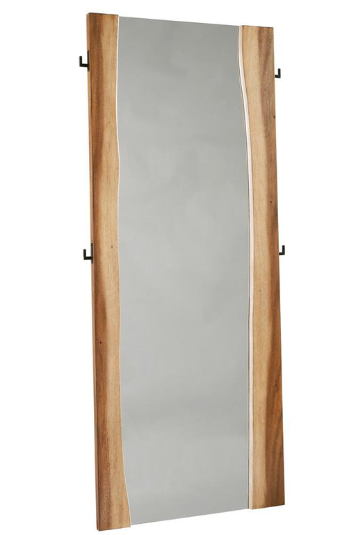 Winslow Standing Mirror Smokey Walnut and Coffee Bean - Orbit Furniture (Richmond,BC)