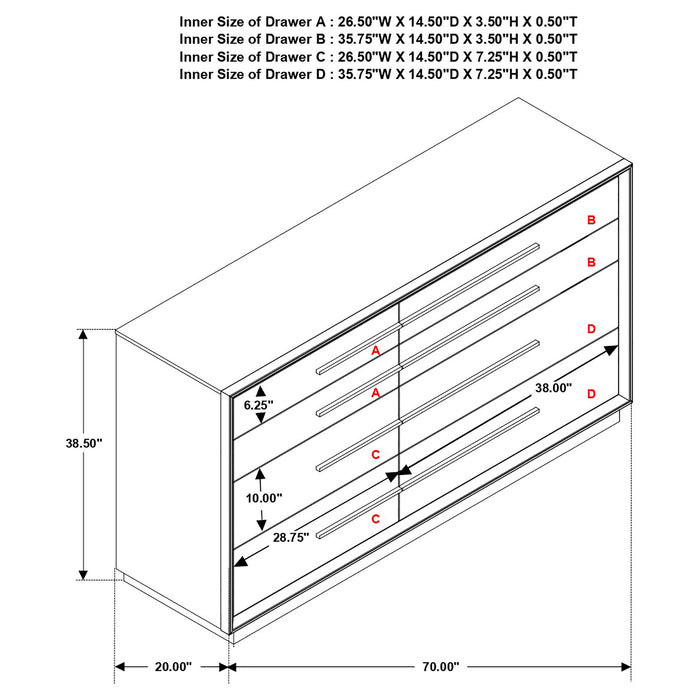 Durango Bedroom Set - Orbit Furniture (Richmond,BC)