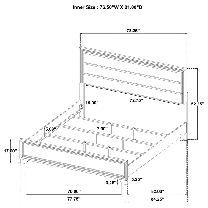 Wright California King Bed - Orbit Furniture (Richmond,BC)