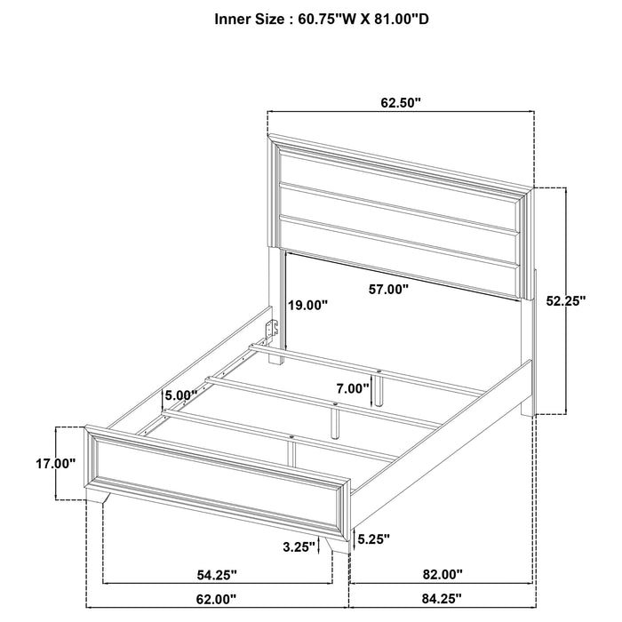 Wright California King Bed - Orbit Furniture (Richmond,BC)