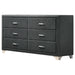 Melody 6-drawer Upholstered Dresser Grey - Orbit Furniture (Richmond,BC)
