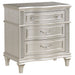 Evangeline 3-drawer Nightstand Silver Oak - Orbit Furniture (Richmond,BC)