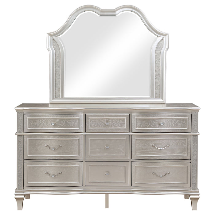 Evangeline Dresser With Mirror - Orbit Furniture (Richmond,BC)