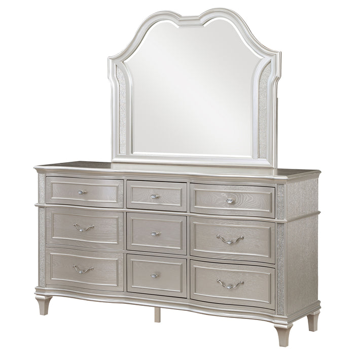 Evangeline Dresser With Mirror - Orbit Furniture (Richmond,BC)