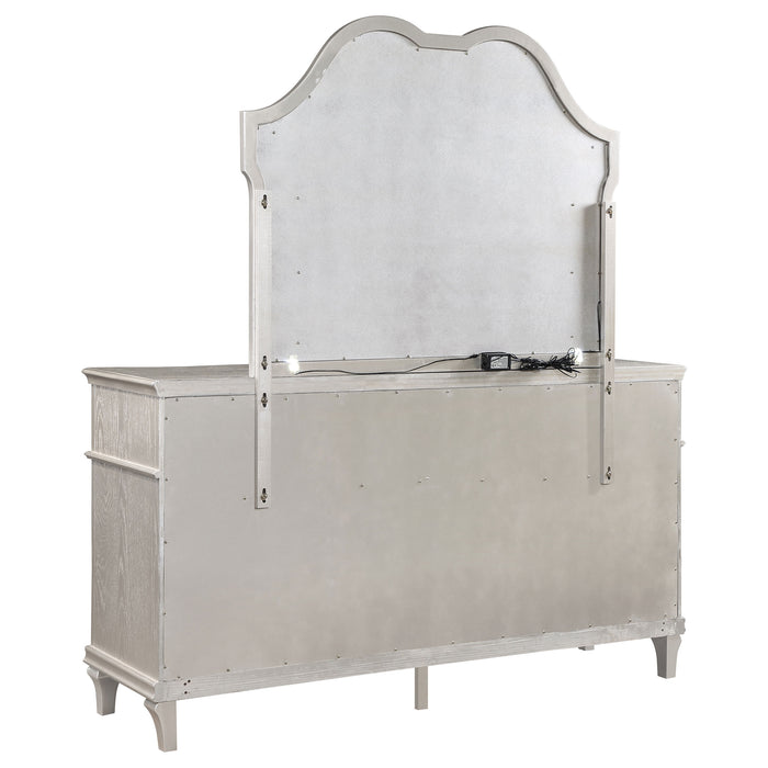 Evangeline Dresser With Mirror - Orbit Furniture (Richmond,BC)