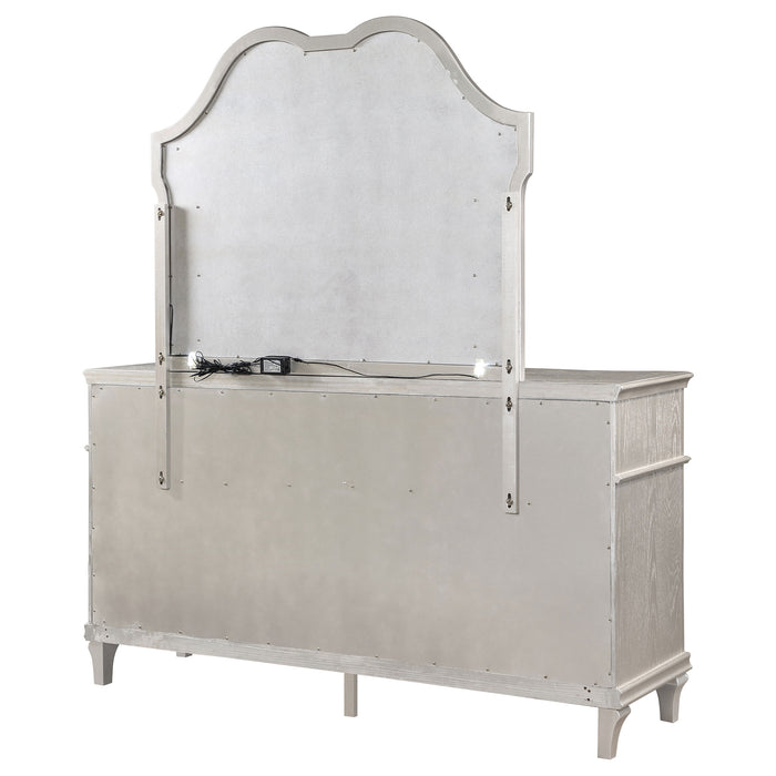 Evangeline Dresser With Mirror - Orbit Furniture (Richmond,BC)