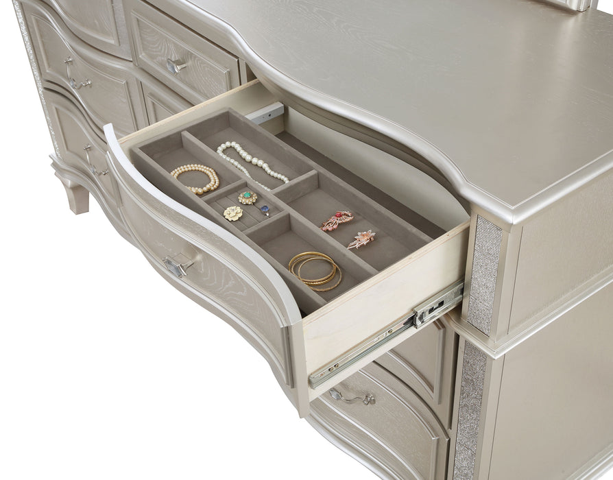 Evangeline Dresser With Mirror - Orbit Furniture (Richmond,BC)
