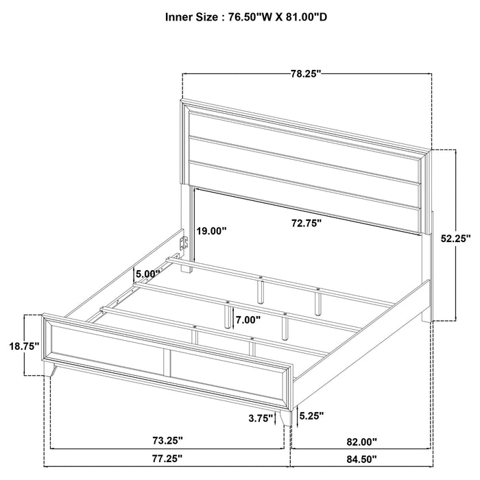 Welsley 4 & 5 PieceBedroom Set - Orbit Furniture (Richmond,BC)