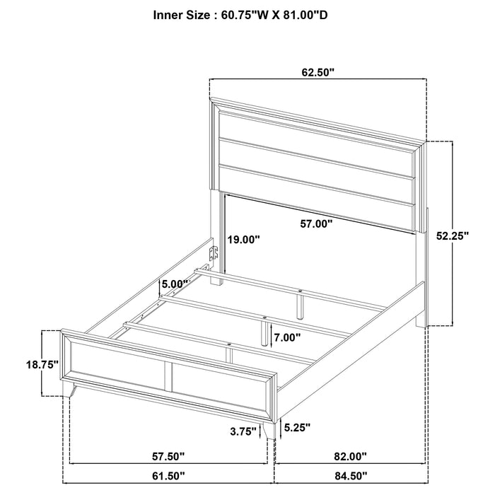 Welsley 4 & 5 PieceBedroom Set - Orbit Furniture (Richmond,BC)