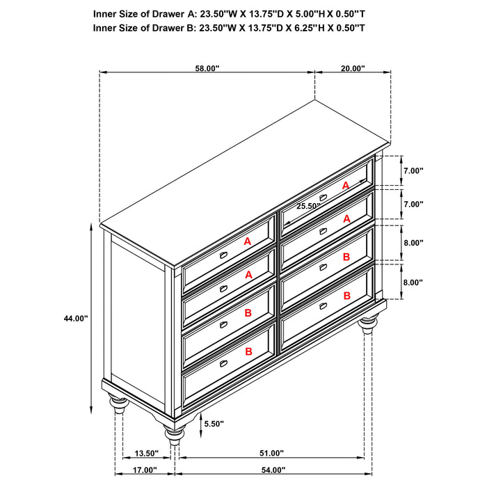 Andover Dresser - Orbit Furniture (Richmond,BC)