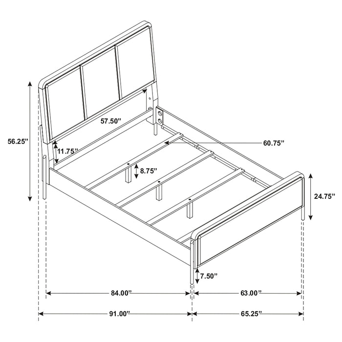 Arini Bedroom Set Beige - Orbit Furniture (Richmond,BC)