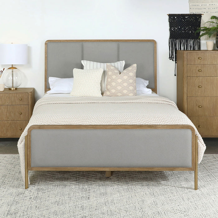 Arini Upholstered Panel Bed - Orbit Furniture (Richmond,BC)