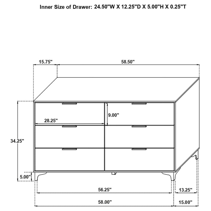 Kendall 4 & 5 Piece Bedroom Sets - Orbit Furniture (Richmond,BC)