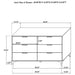 Kendall 4 & 5 Piece Bedroom Sets - Orbit Furniture (Richmond,BC)
